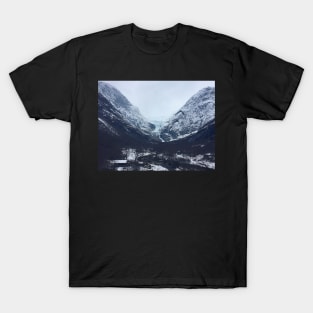 Briksdalsbreen Glacier Norway Mountains T-Shirt